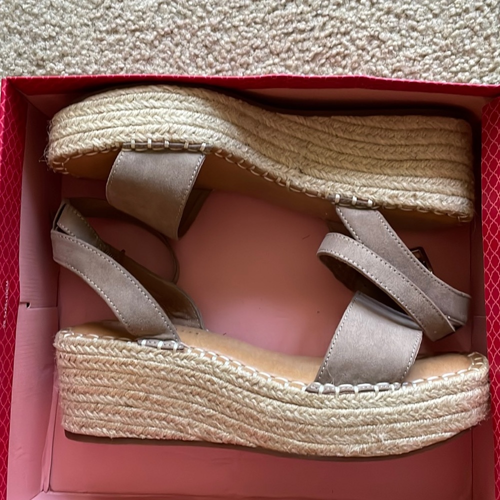 Wedge sandals!